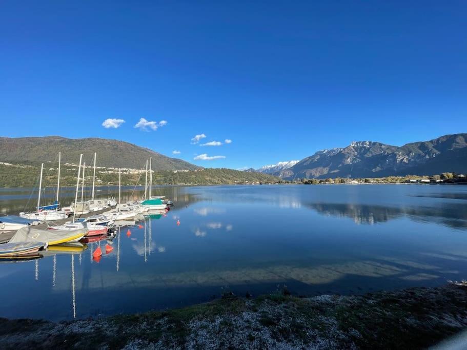 Fronte LagoResidencegarden, Moderno Appartamento Calceranica al Lago Eksteriør bilde